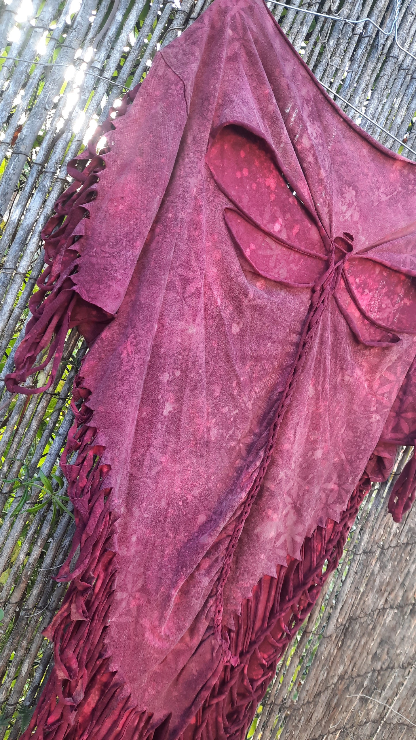 Dragonfly Weave Universe Tshirt Dress One Size OOAK