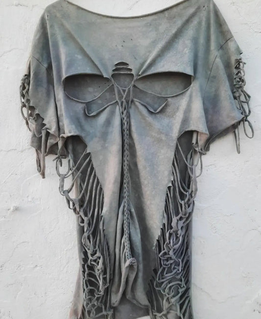 Flower of Life Lotus Universe Dragonfly Weave Tshirt Dress One Size OOAK